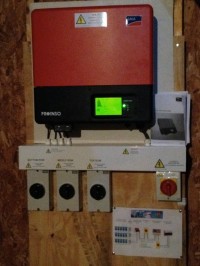 Inverter in loft completed July 2012