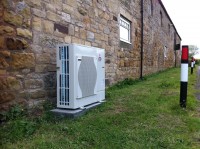 8.5KW Air source heat pump Alnwick Northumberland