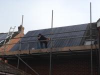 2.85kW solar installation in Angemering, West Sussex