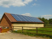 8 kWp on a garage